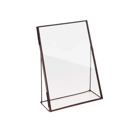 Metallrahmen-Aufsteller mit doppelter Glasscheibe - Rico Design