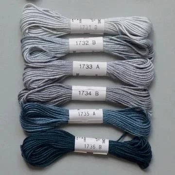 Soie d'Alger Seidenstickgarn - 1732 cyan - Ausverkauf 1x vorrätig
