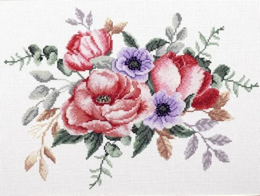 Elegant Bouquet - Needleart World (Stickpackung)