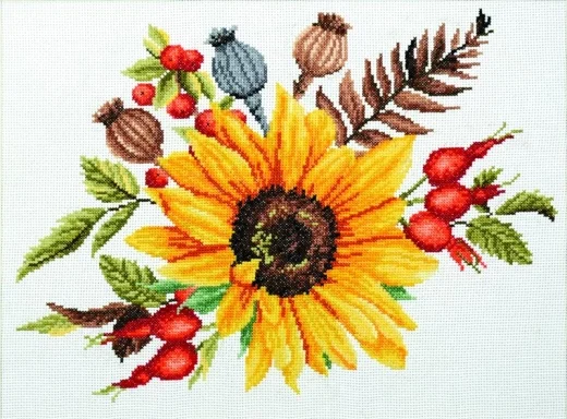 Autumn Bouquet - Needleart World (Stickpackung)