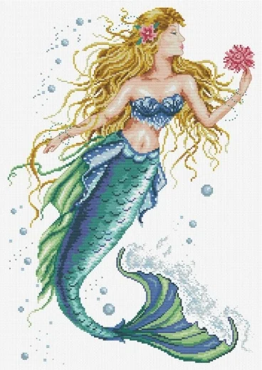 Mermaid Wish - Needleart World (Stickpackung)