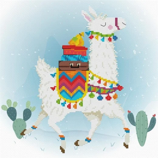 Holiday Lama - Needleart World (Stickpackung)