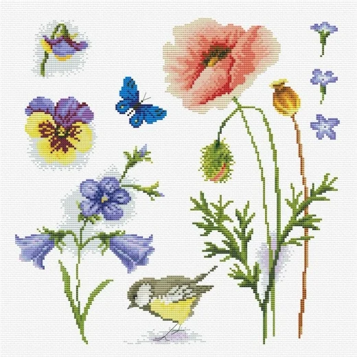 Garden Sampler 2 - Needleart World (Stickpackung)