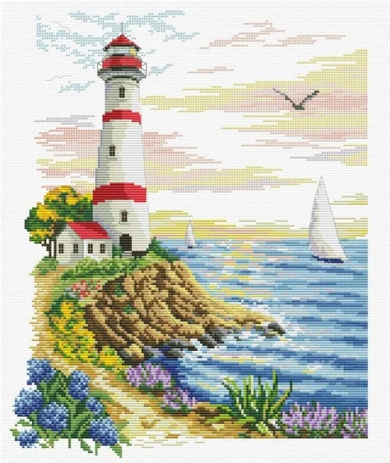 Lighthouse Cape - Needleart World (Stickpackung)