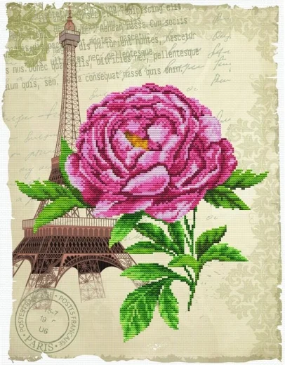 Romantic Rose - Needleart World (Stickpackung)