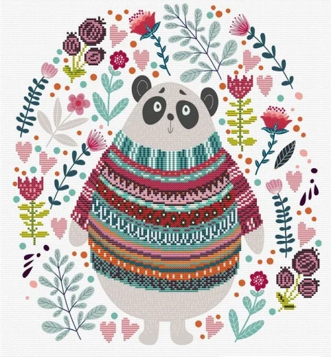 Panda Couture - Needleart World (Stickpackung)