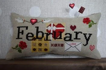 Puntini Puntini - When I Think Of February w/button - Ausverkauf