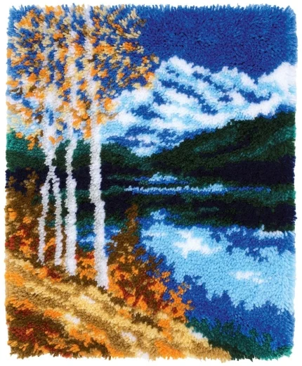 Vervaco - Knüpfteppich Herbstlandschaft