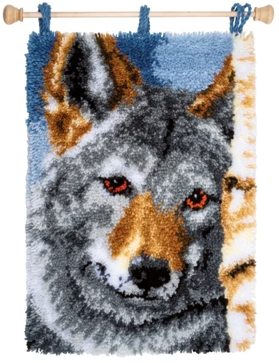 Vervaco - Knüpfteppich Wolf