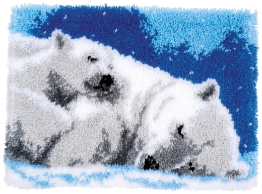 Vervaco - Knüpfteppich Eisbären