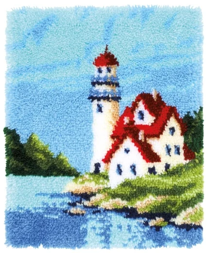 Vervaco - Knüpfteppich Leuchtturm