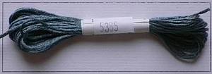 Soie d'Alger Seidenstickgarn - 5385 kühles grün - Ausverkauf 1x vorrätig