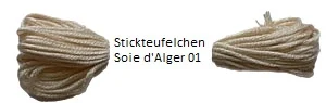 Soie d'Alger Seidenstickgarn – 0001 F-Colours - Ausverkauf 1x vorrätig