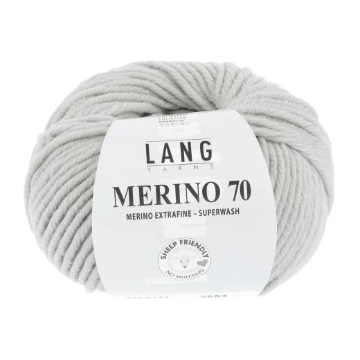 Lang Yarns Merino 70 - hellgrau