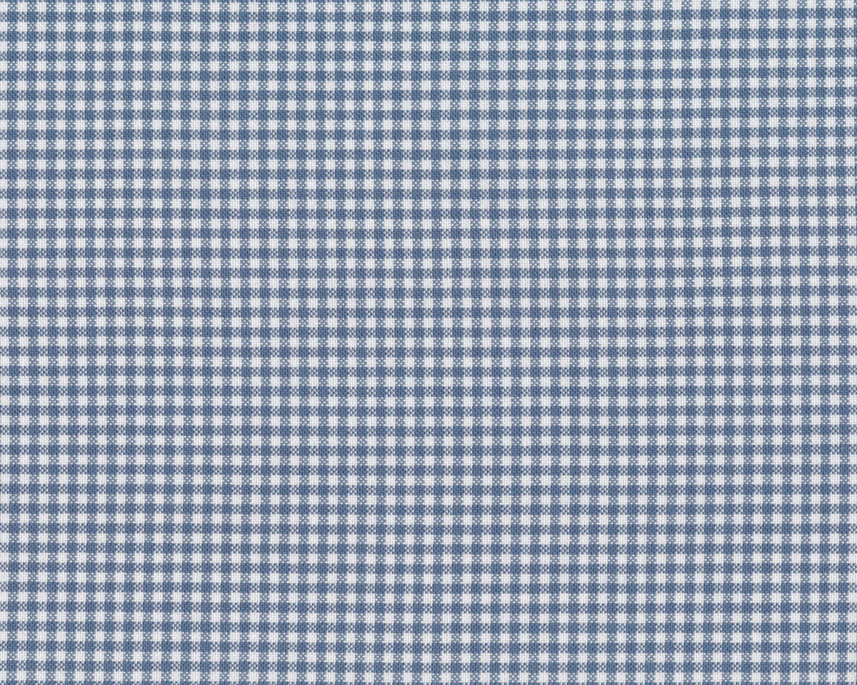 75 cm Reststück Westfalenstoffe, Webstoff KITZBÜHEL,Vichy-Karo, taubenblau