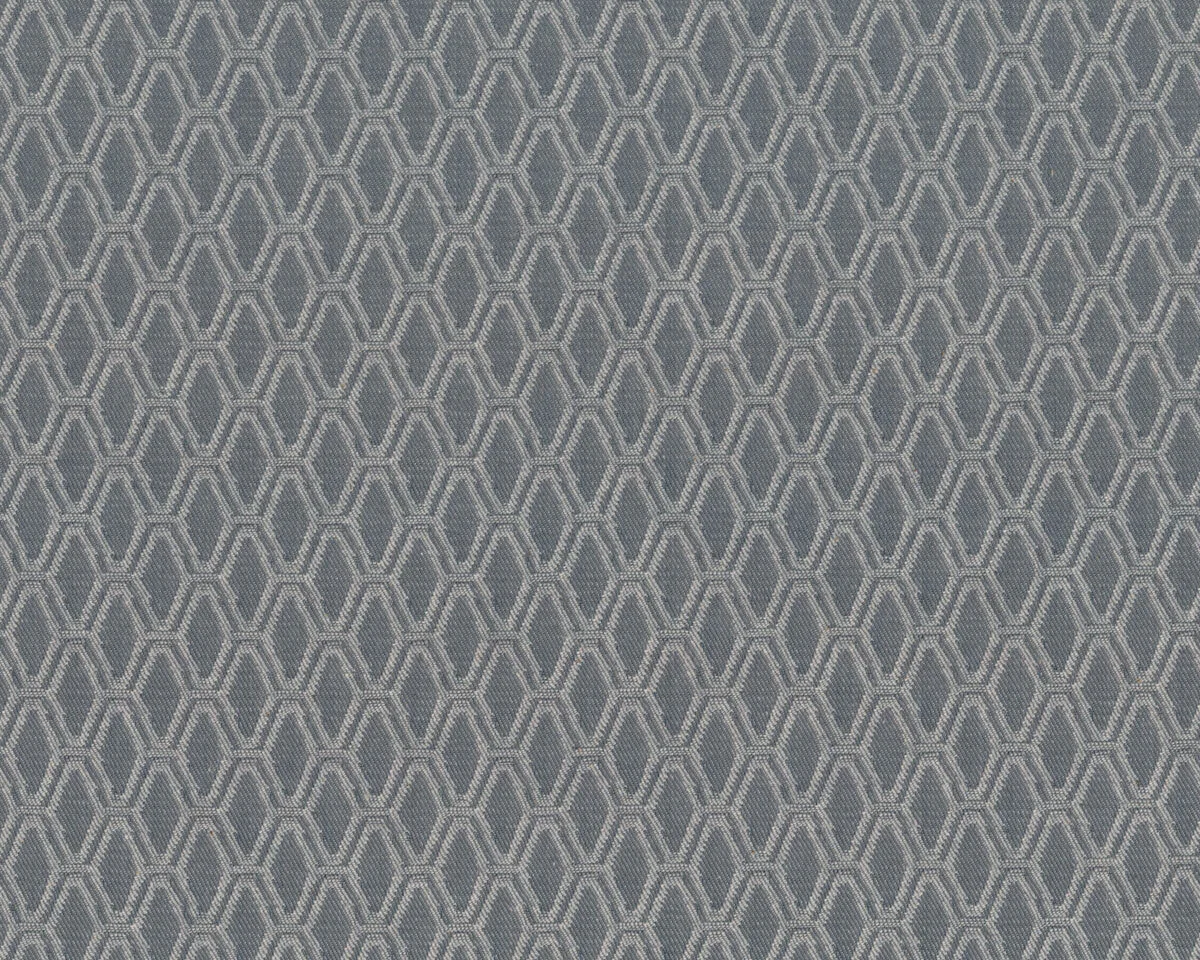 85 cm Reststück Hosenstoff Baumwoll-Jacquard mit Stretch ADAM, Rauten, grau