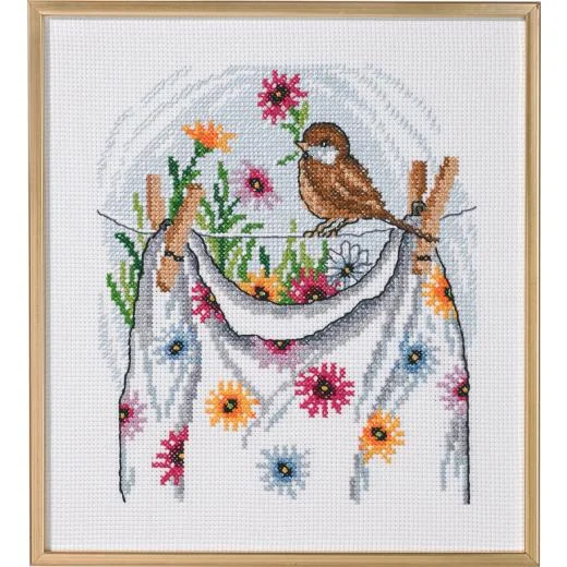 Permin of Copenhagen - Vogel auf der Wäscheleine