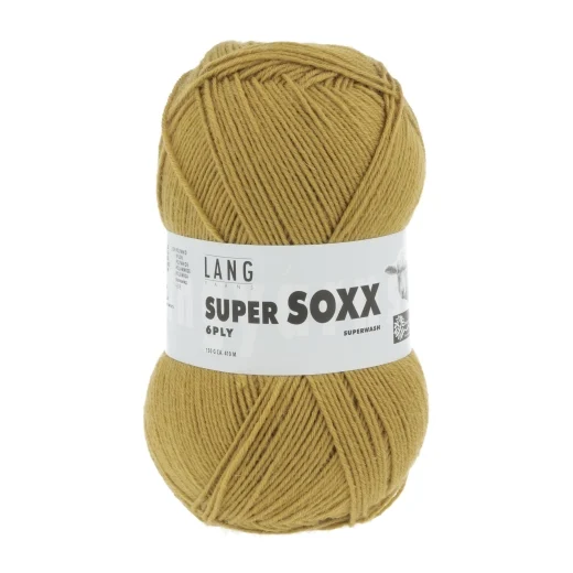 Super Soxx 6-fach Sockenwolle Lang Yarns - gold