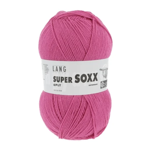 Super Soxx 6-fach Sockenwolle Lang Yarns - azalee