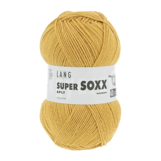 Super Soxx 6-fach Sockenwolle Lang Yarns - marigold