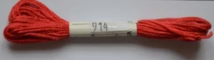 Soie d'Alger Seidenstickgarn - 914 rot orange extra - Ausverkauf 1x vorrätig