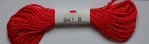 Soie d'Alger Seidenstickgarn - 941 rot extra - Ausverkauf 1x vorrätig