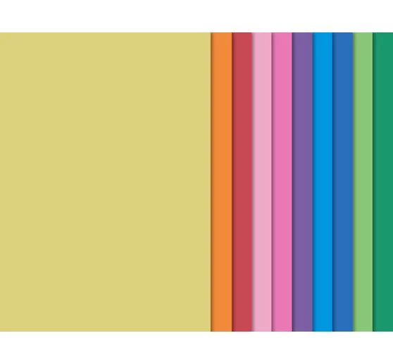 VBS Moosgummi set "Trendy", 10 Farben, 2 mm