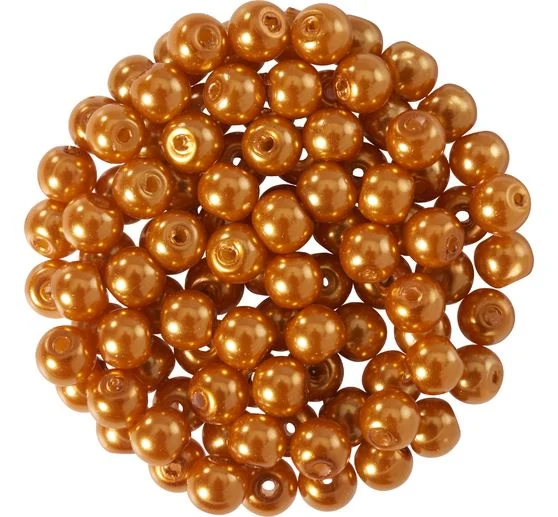 Glaswachsperlen, Ø 4 mm, 100 Stück