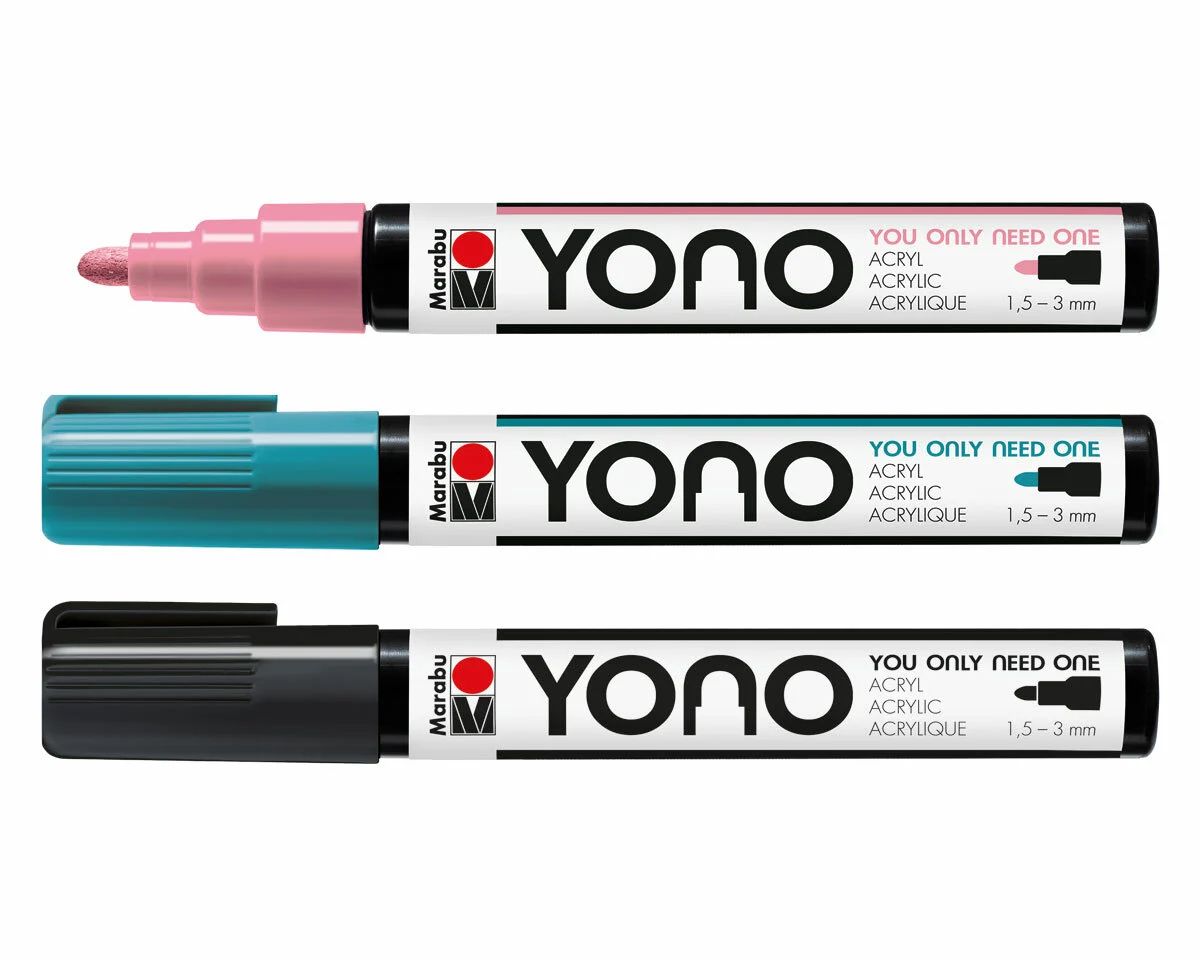 Acrylmarker YONO mit Rundspitze, Marabu