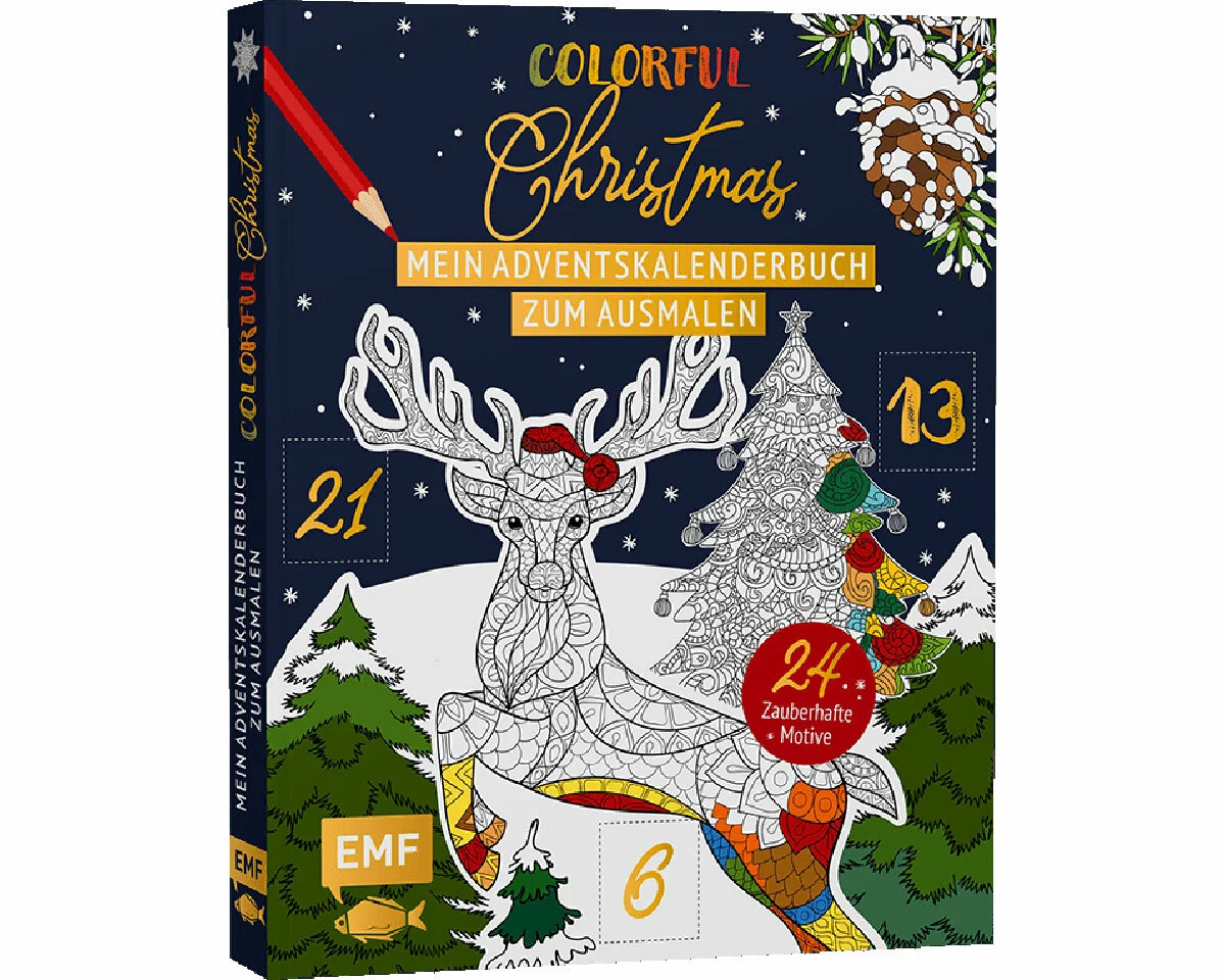 Adventskalender-Buch: Colorful Christmas, EMF