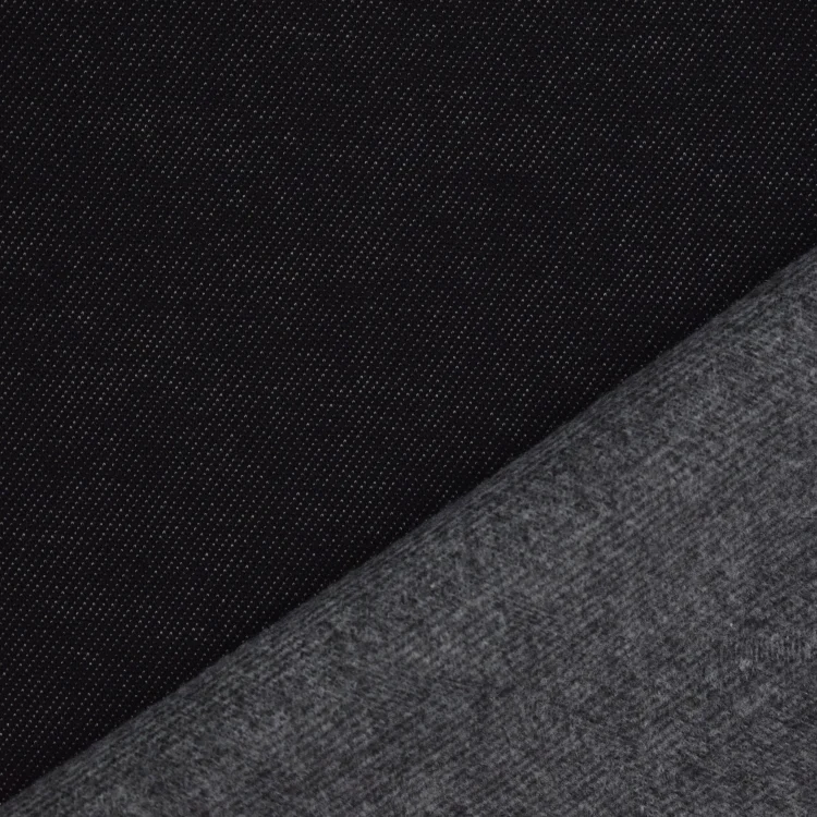 Alpenfleece Denim Style, schwarz