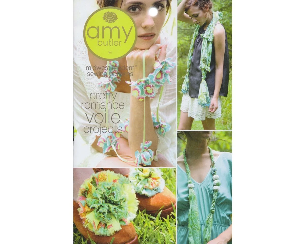 Amy Butler Schnittmuster PRETTY ROMANCE, elegante Stoffaccessoires, 4 Projekte
