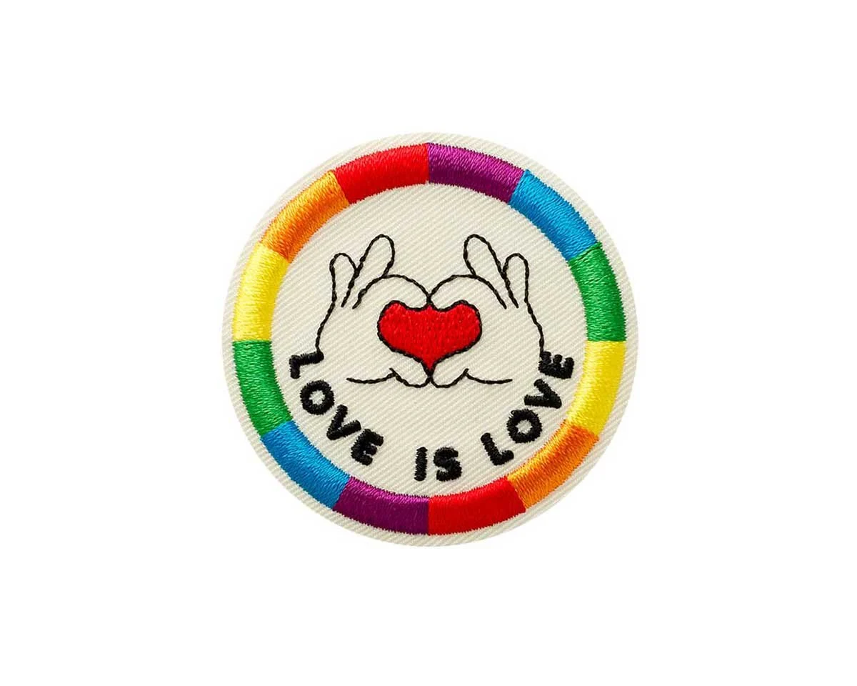 Applikation LOVE IS LOVE, Herz, Mono Quick