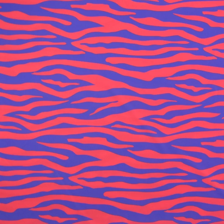 Badeanzugstoff Tiger, pink