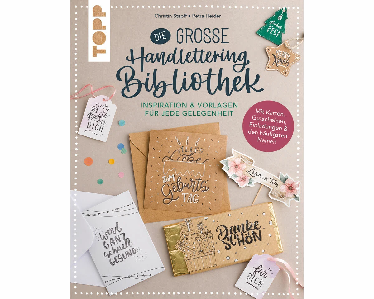 Bastelbuch: Die große Handlettering Bibliothek, TOPP