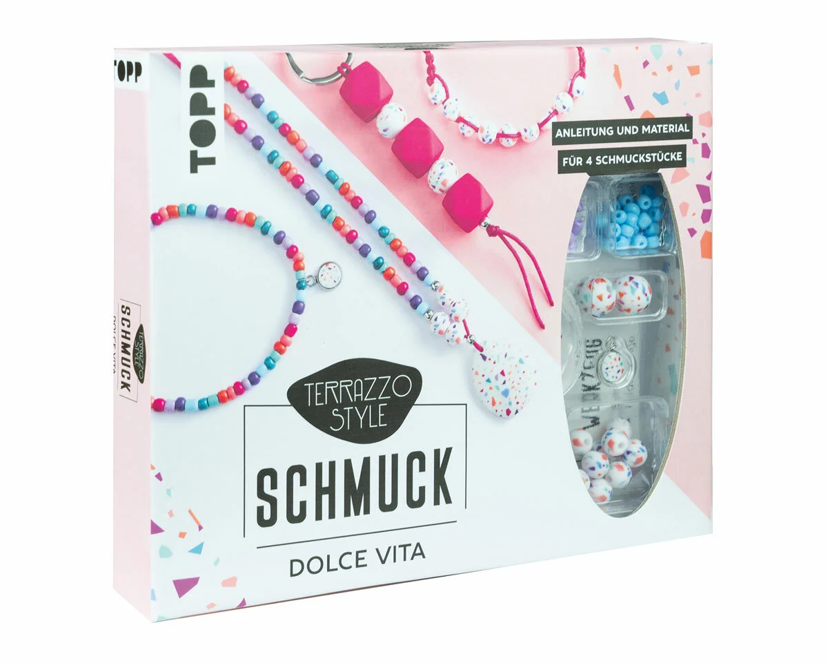 Bastelset: Terrazzo-Style Schmuck DOLCE VITA, TOPP