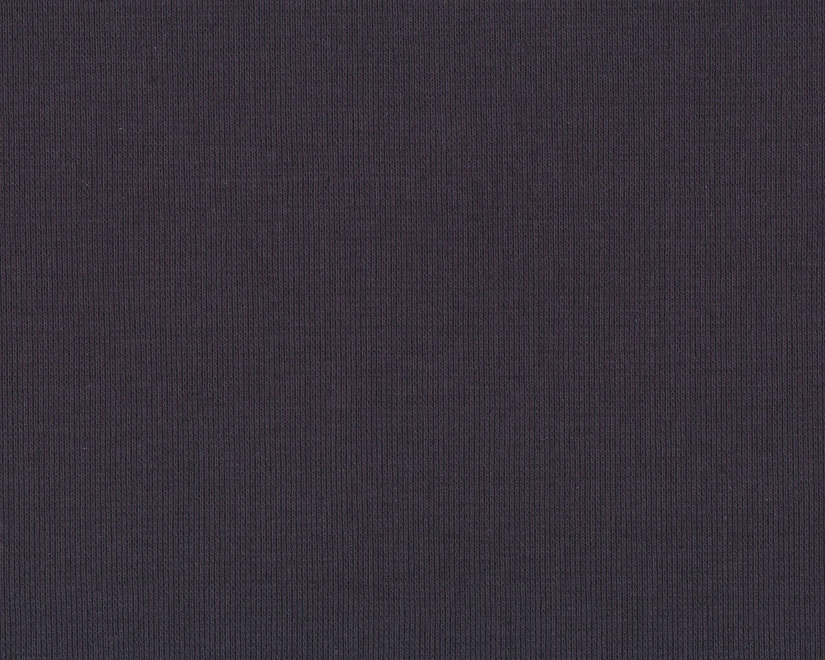 Baumwoll-Bündchenstoff COLLAR, einfarbig, anthrazit, Fibre Mood