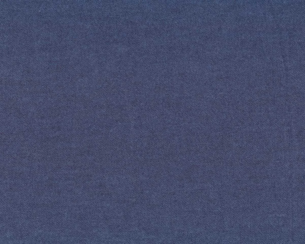 Baumwoll-Flanellstoff HUDSON, mittelblau-dunkelblau