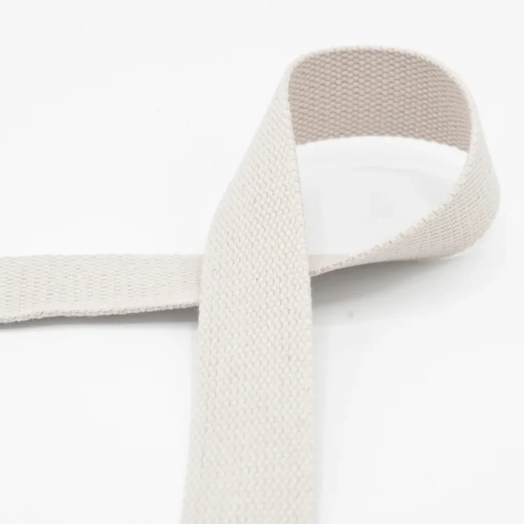 Baumwoll-Gurtband 30 mm, sand