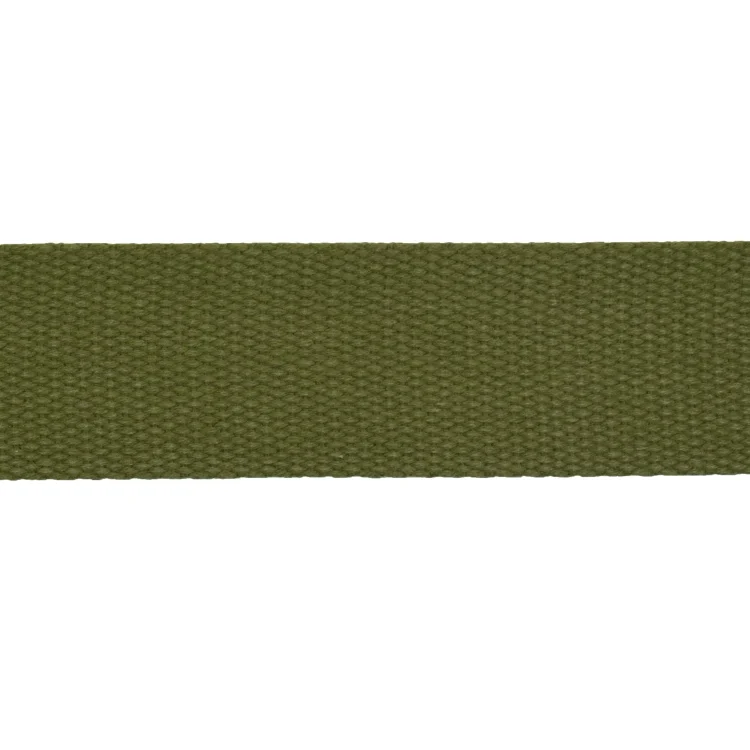 Baumwoll-Gurtband 40 mm, khaki