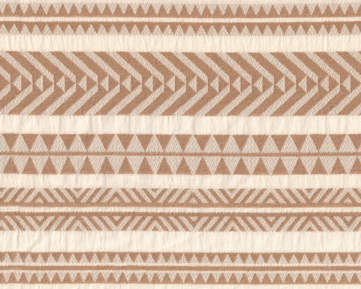 Baumwoll-Jacquardstoff mit Musterstreifen, creme, Toptex