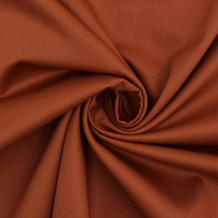 Baumwoll-Köper terracotta