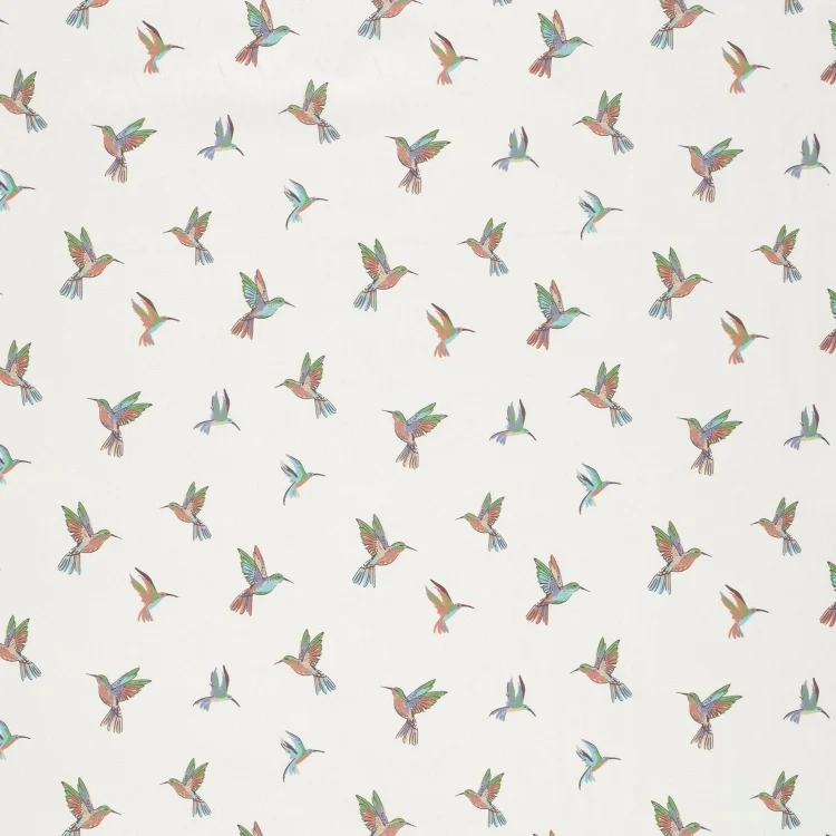 Baumwoll Popeline Kolibri, wollweiß