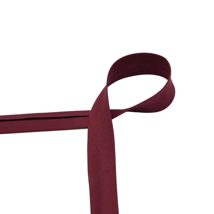 Baumwoll Schrägband 20 mm, bordeaux