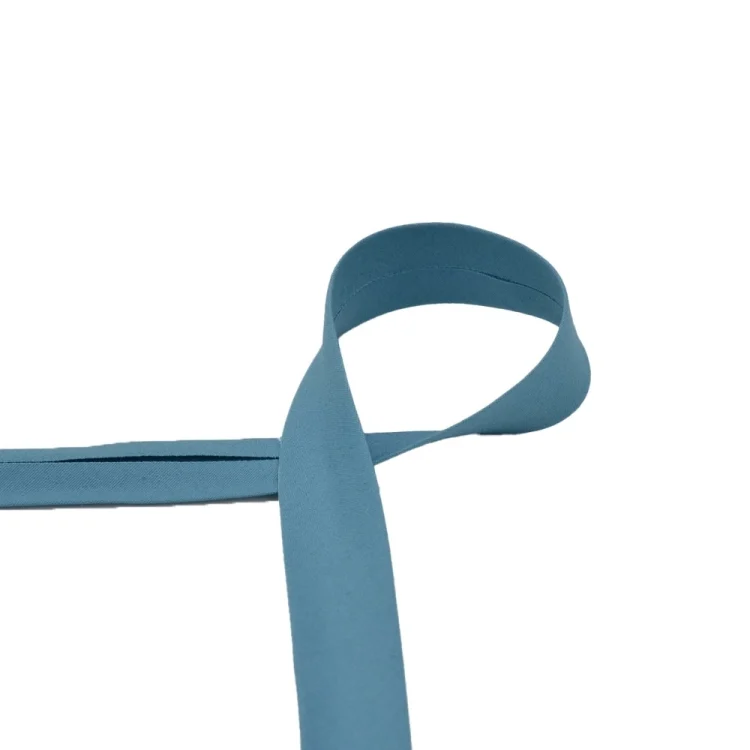 Baumwoll Schrägband 20 mm, jeansblau