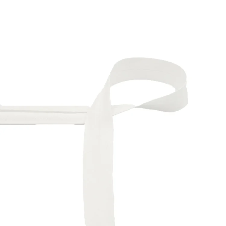 Baumwoll Schrägband 20 mm, weiss
