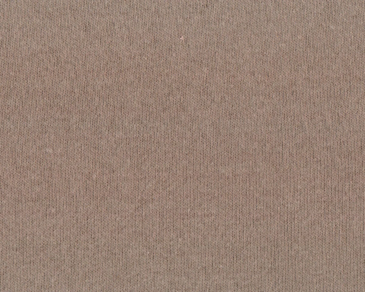 Baumwoll-Strickstoff BONO, taupe, Swafing