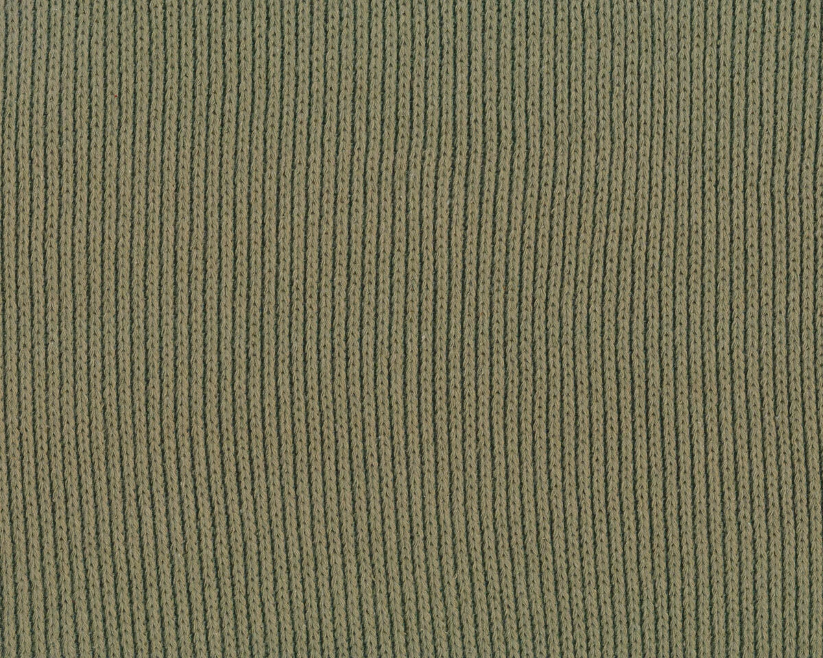 Baumwoll-Strickstoff HEAVY RIB, olive, Fibre Mood