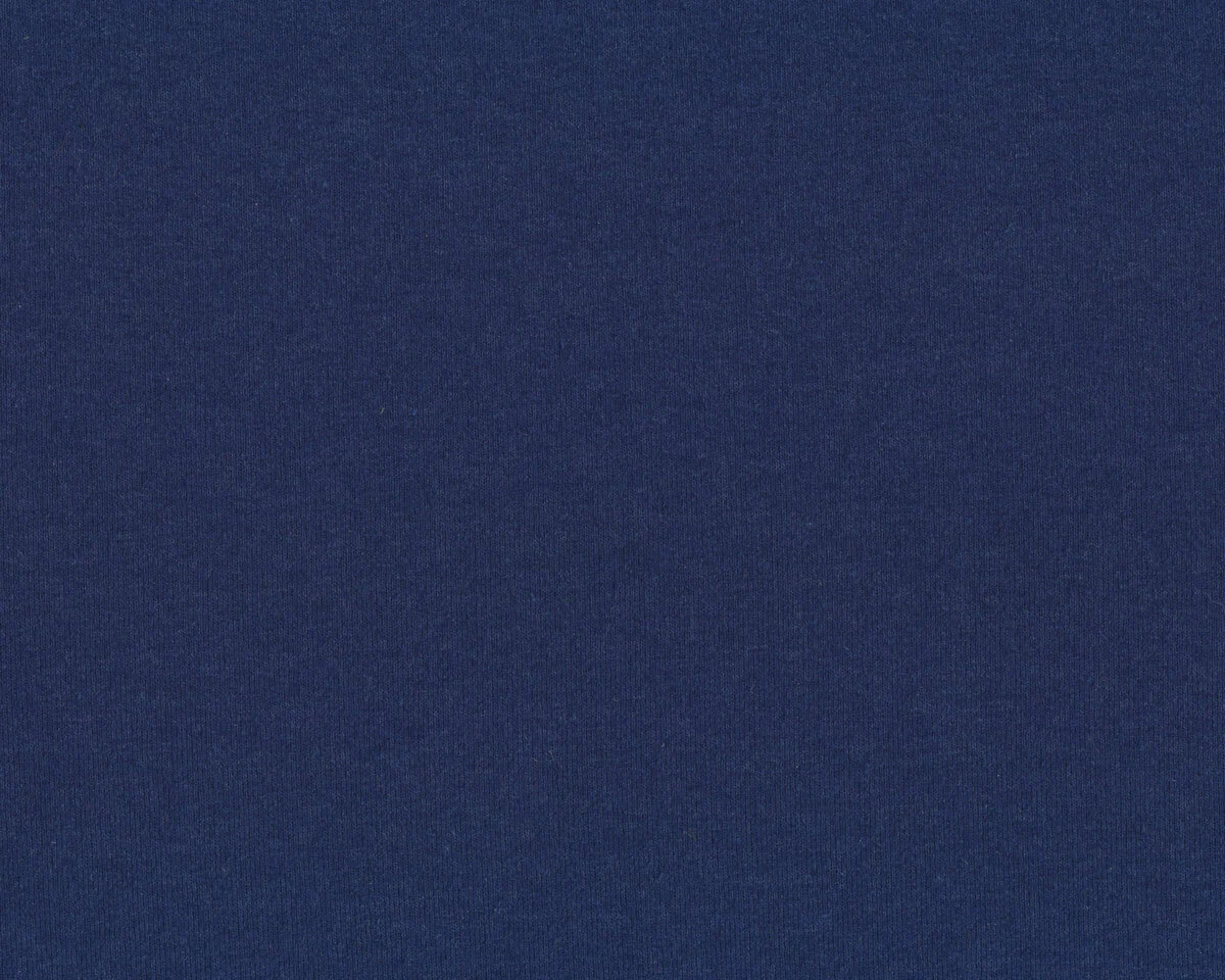 Baumwoll-Sweatstoff FRENCH TERRY, einfarbig, blau meliert