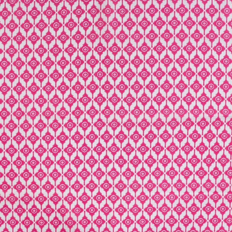 Baumwoll Voile Enjoy Bright Horizon Oriental Ornaments, pink